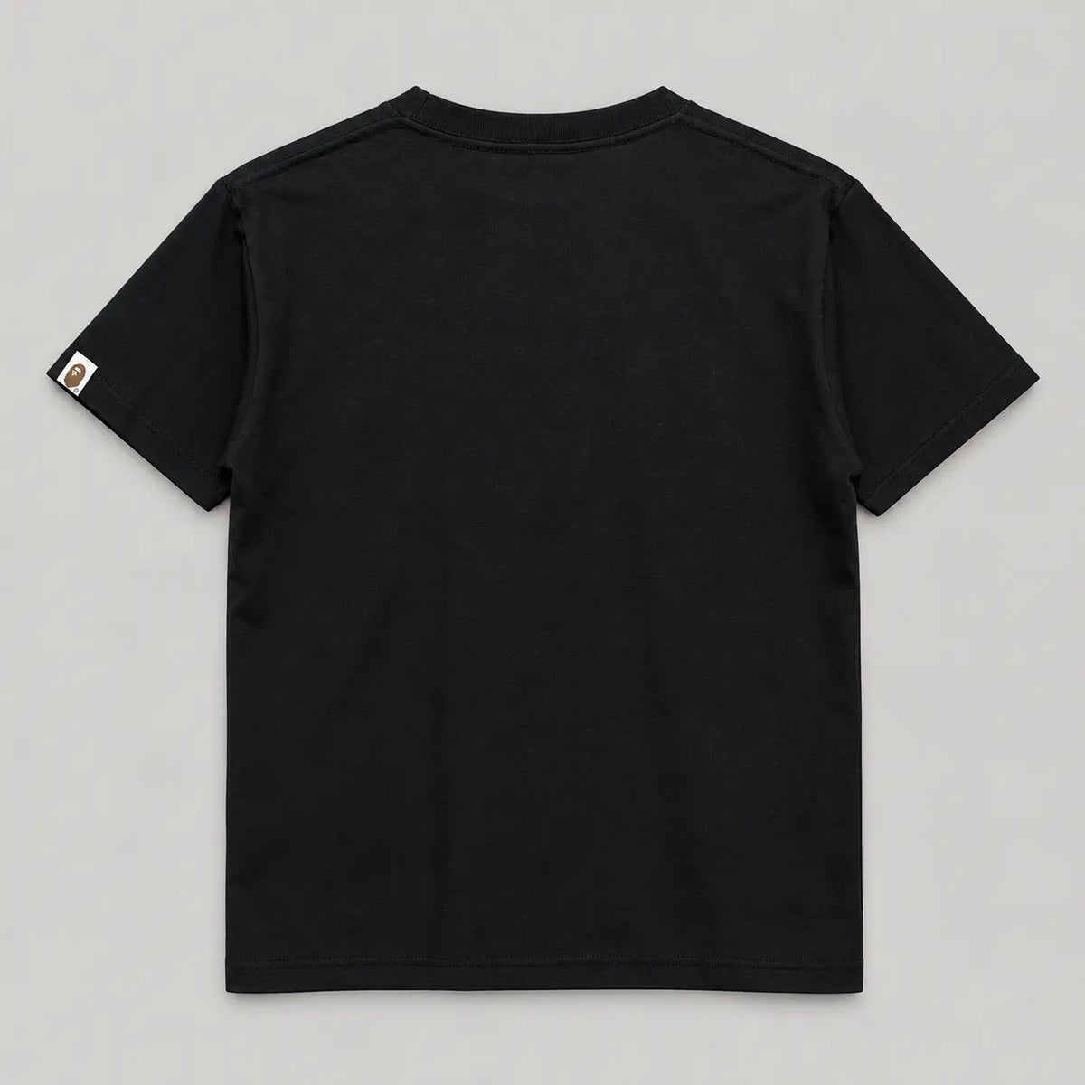 Bape Silver Head Tee Black back studio view