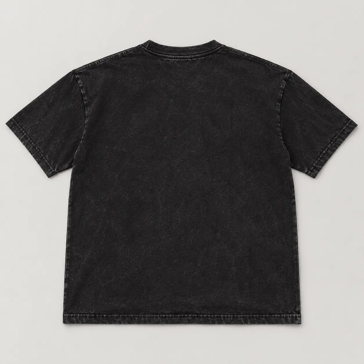 Godspeed Miami Lambo Tee Washed Black back studio view