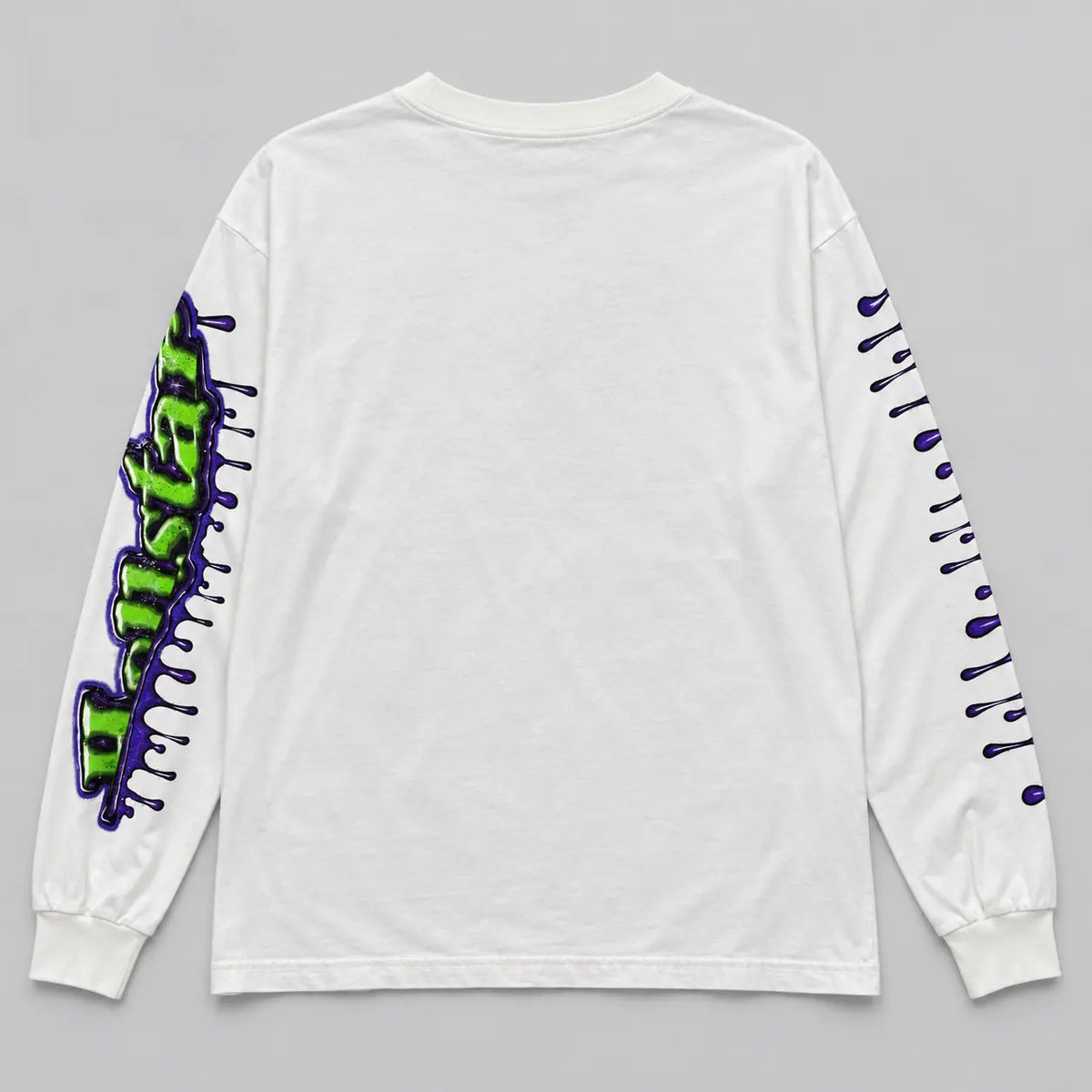 Hellstar Zombie Long Sleeve Tee White back studio view