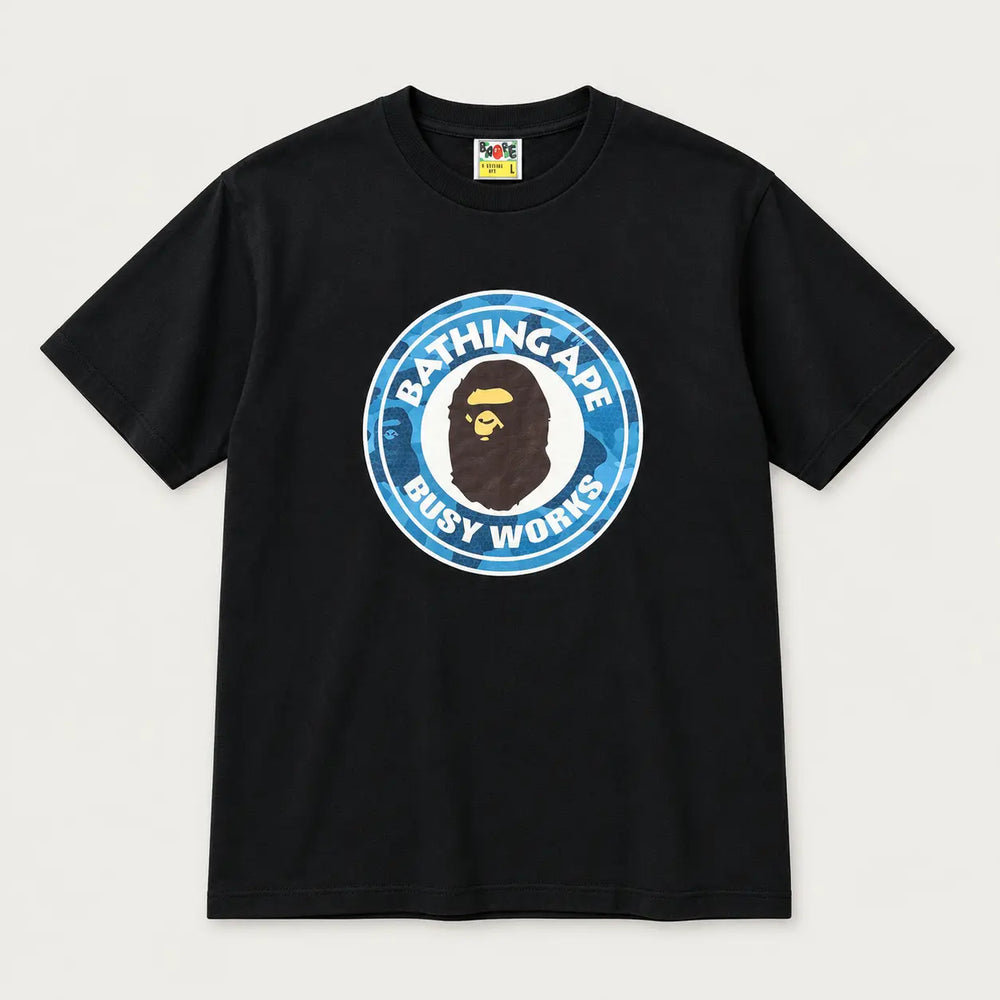 Bape Busy Works Tee Black