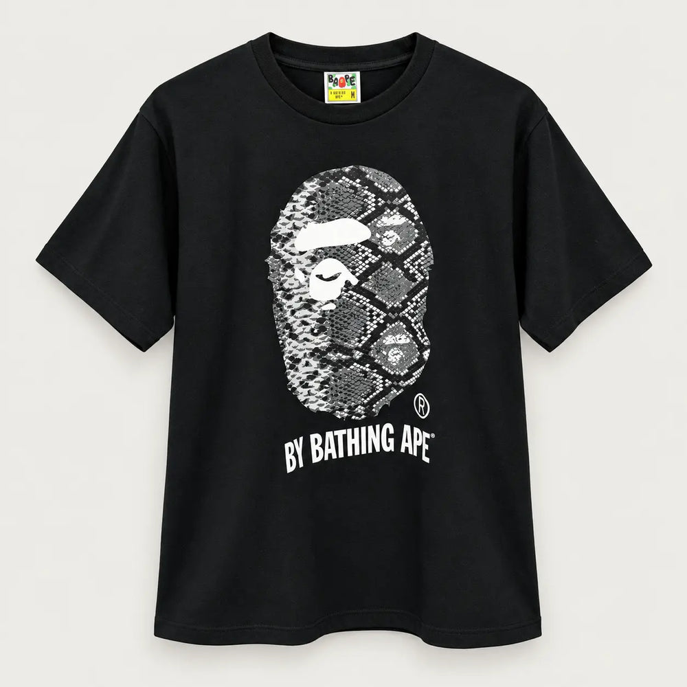 Bape Silver Head Tee Black
