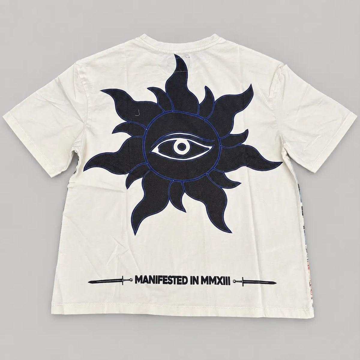 Godspeed UFO Miami Tee White back studio view