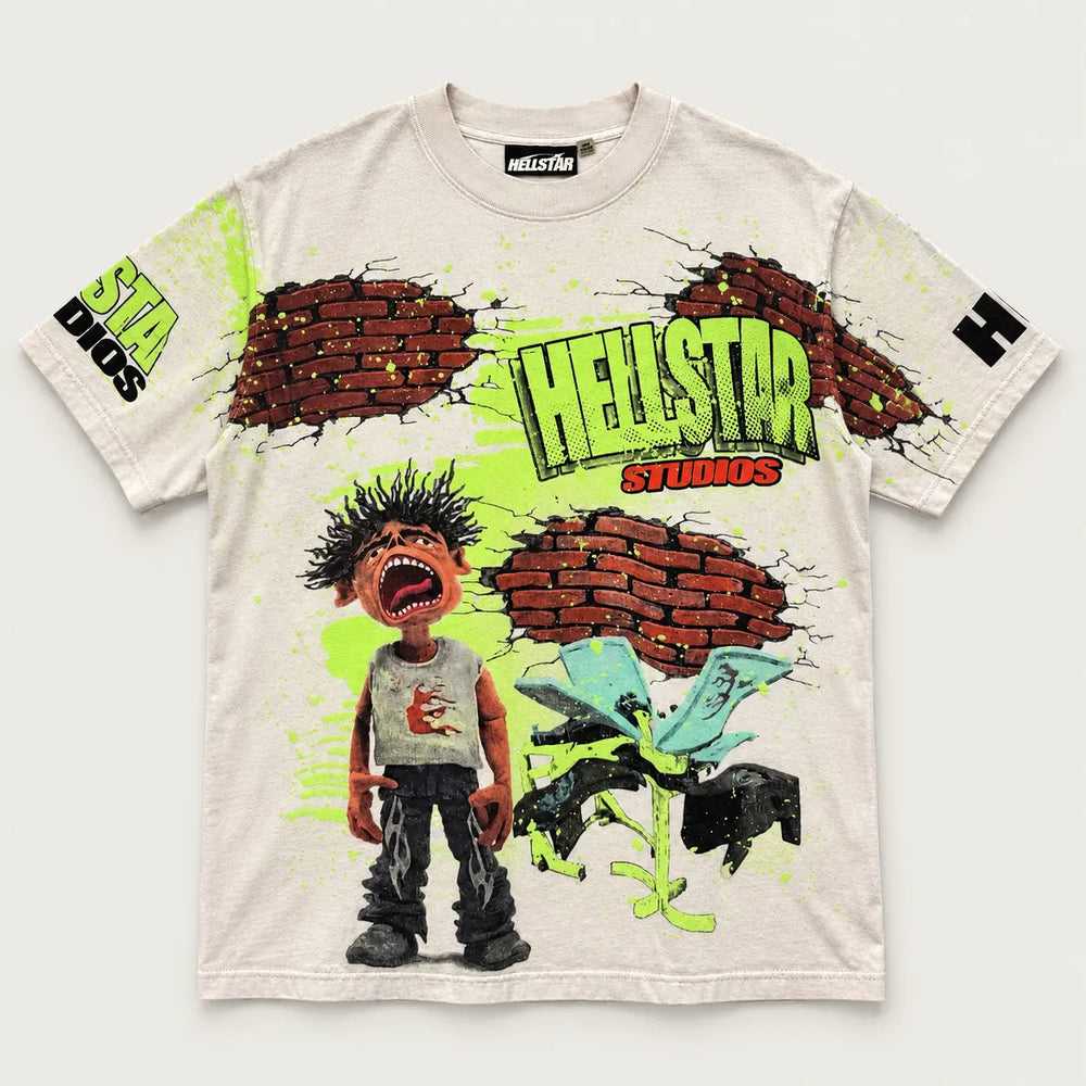 Hellstar Brick Tee White